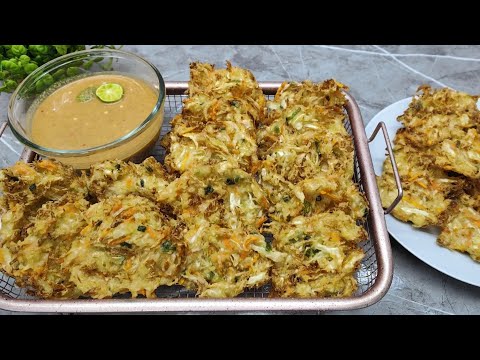 Resep Bakwan Sayur Bumbu Kacang