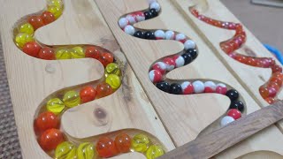 Marble Run Race ASMR || HABA Slope Marble run race || Marble Run Race colorful pipe