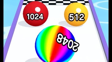 BALL RUN 2048 game all levels 50