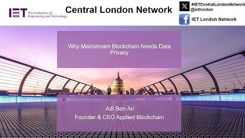 Why Mainstream Blockchain Needs Data Privacy