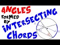 Angles Formed by Intersecting Chords Quiz