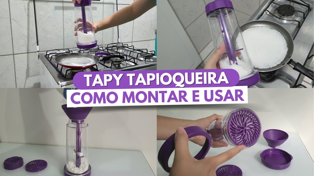 TAPY TAPIOQUEIRA | Unboxing + Como usar a tapioqueira + Onde comprar a ...