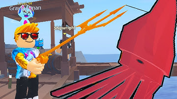 I Unlocked Trident Rod to Catch Colossal Squid in Fisch