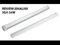 #REA 11 Review/análisis fluerscente LED 2G11 24W Blanco