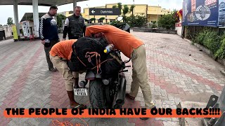 India Local saves our butts | @Indian_Motorcycle #india #indiatravel #ridingfish #indianmotorcycle