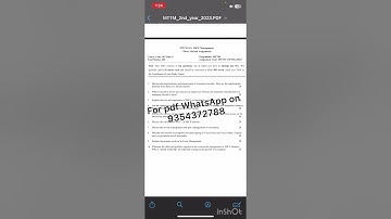 MTTM 115 ENGLISH MEDIUM SOLVED ASSIGNMENT 2023-24 FOR PDF WHATSAPP ON 9354372788