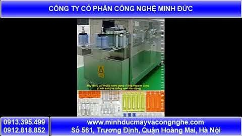 Công ty Minh Đức chuyên chế tạo máy chiết rót ống bẻ chính xác