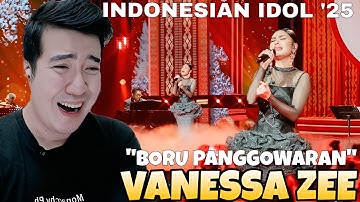 Vanessa Zee "Boru Panggowaran" | SPEKTAKULER SHOW 11 | INDONESIAN IDOL 2025 | TOP 4 | REACTION