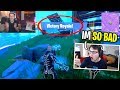 Reacting to my FIRST WIN on Fortnite... (CRINGE)