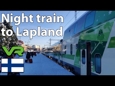 Amazing Finnish night train to Lapland | Upper deck cabin | Santa Claus Express