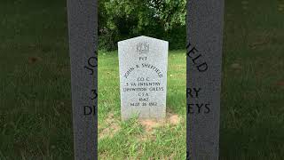 Grave Spotlight: The Grave of Private John R. Sheffield Grave Spotlight: The Grave of Private John R. Sheffield