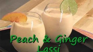 Peach Ginger Lassi Recipe / Show Me The Curry