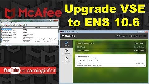 VSE Upgrade to Endpoint Security 10 6