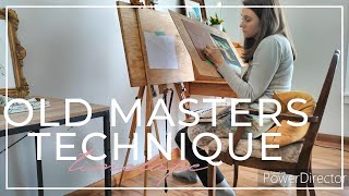 oil painting - time lapse  - vacant shadows