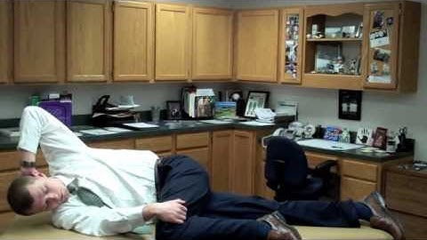 Sidelying Lumbar rotation: Huntington Physical Therapy (HPT) 25703