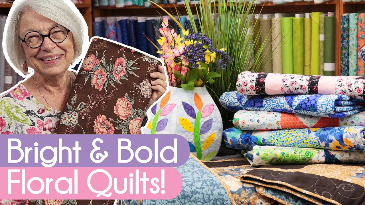 Bringing You Beautiful Floral Quilts! 