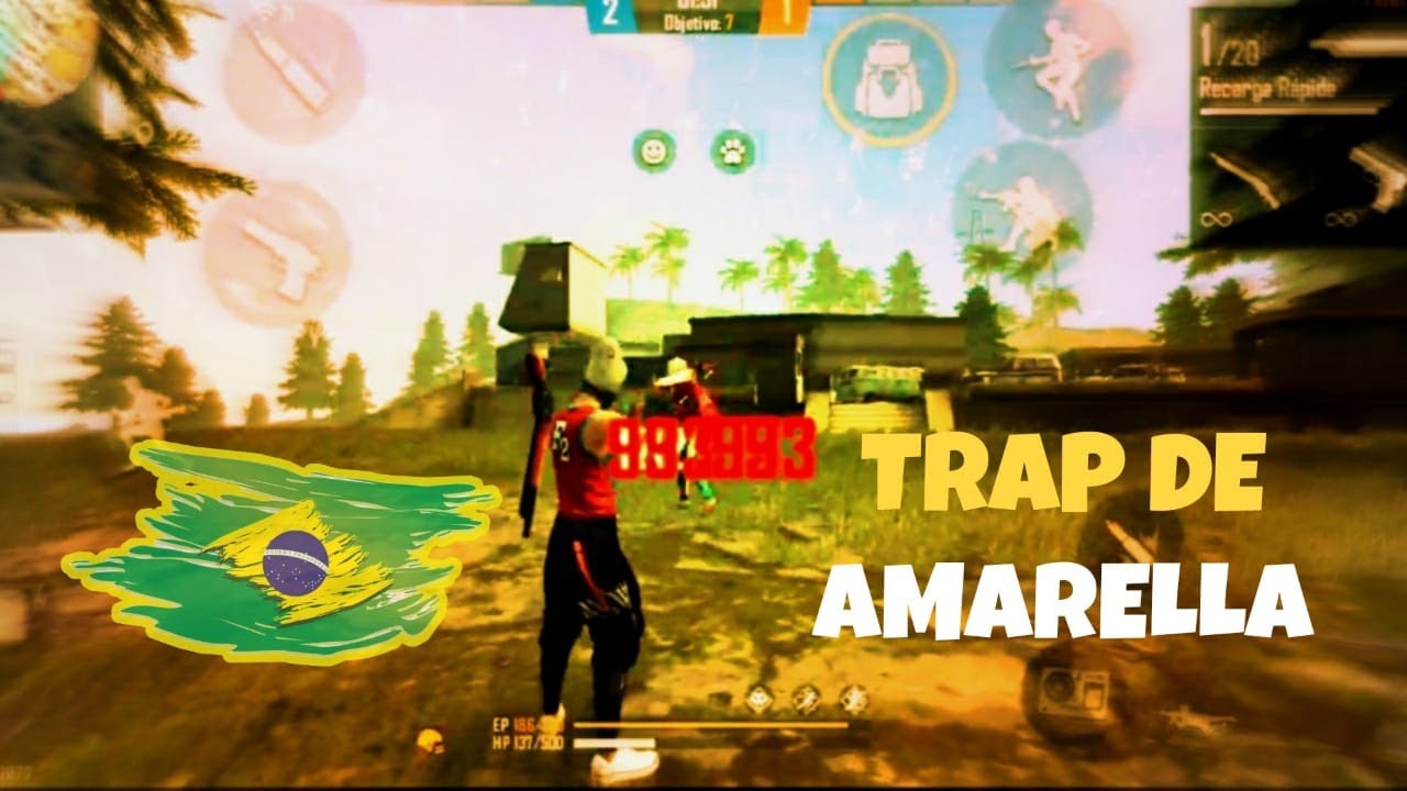 Trap de Amarella 💛🇧🇷 | Free Fire Highlights | Mr.Killer💙🇸🇻
