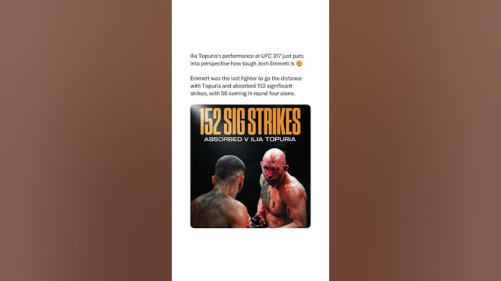 UFC 317 proves how TOUGH Josh Emmett really is 👊