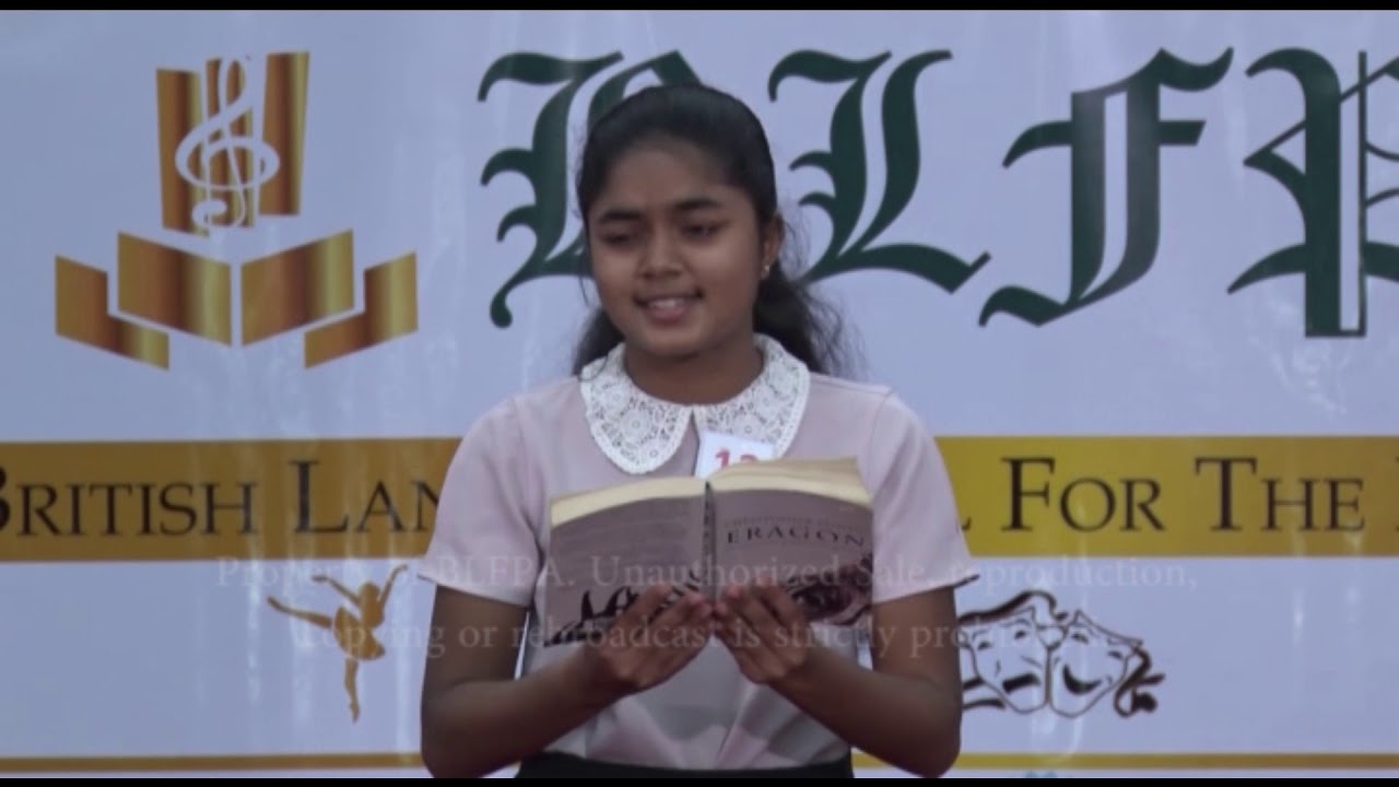 speech festival prose reading