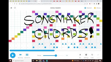 Chrome Music Lab Songmaker - make an original song with CHORDS (triads), a tutorial