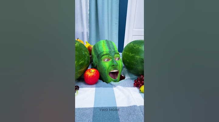 I Painted My Head As a Watermelon! Food Prank! 😈😂 #comedyshorts #prank