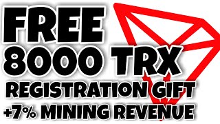 Register To Get 8000 TRX || Daily Cash Withdrawal 5%-10% || Tron Mining Platform For Passive Income by Recreational TV 670 views 2 years ago 8 minutes, 43 seconds