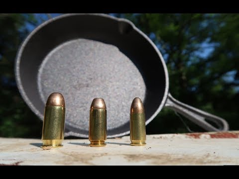 9mm vs .40 Cal vs .45 ACP - Cast Iron Skillets