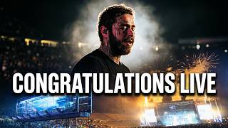 Congratulations Post Malone Live￼ 6/22/26