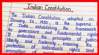 Essay on Indian Constitution in English || Indian Constitution Essay in English || screenshot 4