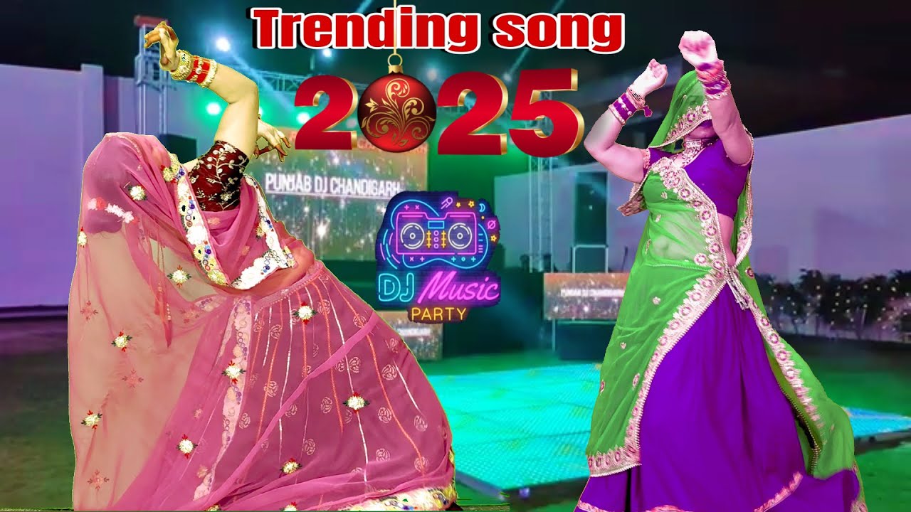 न्यूलेटेस्ट मजेदार मीनावाटी डिजे सोंग_2025/न्यू वायरल shadi partyडांस वीडियो/naak ki baadi/meenasong