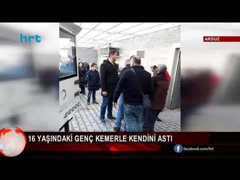 16 yaşındaki genç kemerle kendini astı