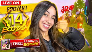 SÓ CAPA E BOOYAH HOJE 😎 FREE FIRE AO VIVO 🎀LETHICIAX FF🎀