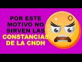 Soy Docente: POR ESTE MOTIVO NO SIRVEN LAS CONSTANCIAS DE LA CNDH