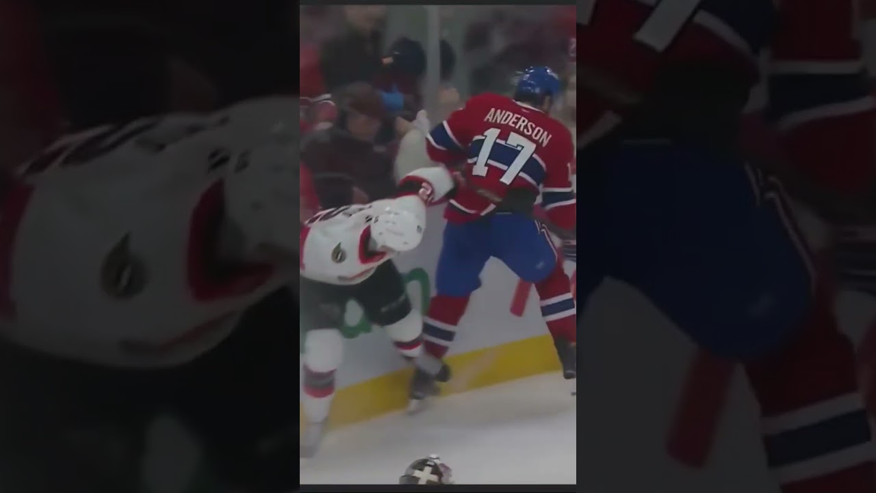 Josh Anderson, scary skate to back of foot
