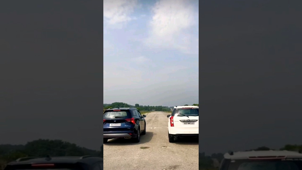 Xuv500 Vs Xuv700 Drag Race Guess Who will Win? #ytshorts #suv #xuv700 #xuv500 #race #vs #mahindra