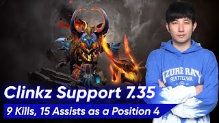 FY God CLINKZ SUPPORT Pos 4 Patch 7.35 | Dota 2 Pro Gameplay