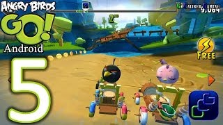 Angry Birds GO Android Walkthrough - Part 5 - Seedway Rocky Road