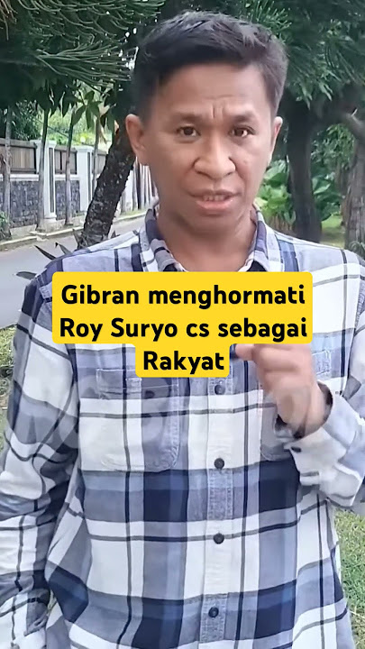 Gibran really respects Roy Suryo and his friends as people #politics #fakediploma #jokowi