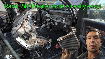 Ram 3500 heater core. Not as hard as you think.