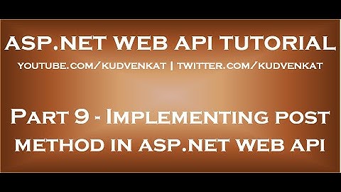 Implementing PUT method in ASP NET Web API