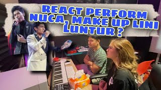 OLA LINI REACT NUCA PAS PERFORM DI INDONESIAN IDOL