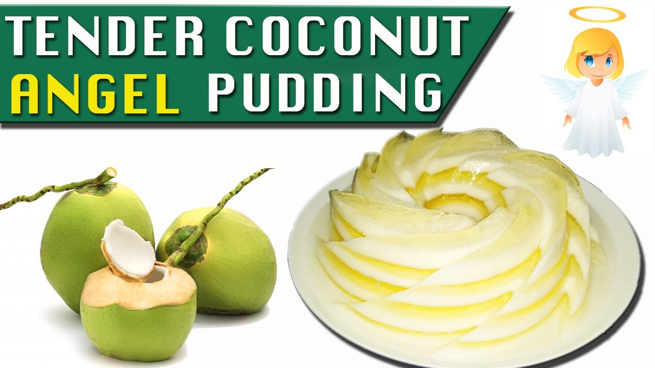 ഇളനീർ മാലാഖ പുഡ്ഡിംഗ് || TENDER COCONUT ANGEL PUDDING | KARRIKU PUDDING || KK-08
