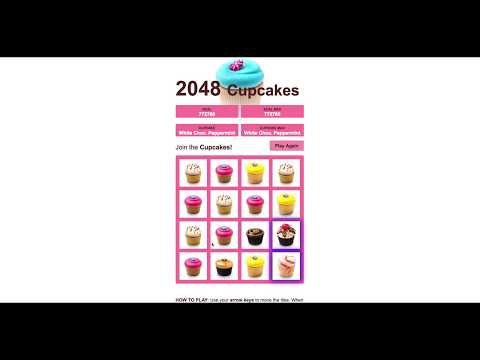 2048 Cupcakes Win