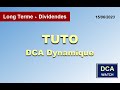 Dca watch tuto  achat en dca dynamique reupload