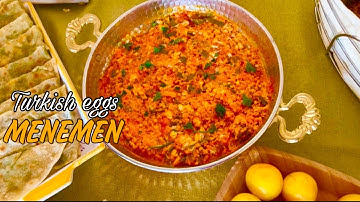 MENEMEN | Turkish Scrambled Eggs | Quick and Easy 10 Minute Breakfast Recipe