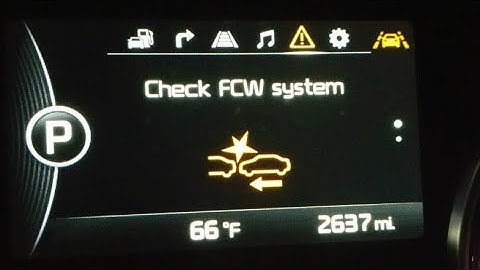 Can I Still Drive with My FCW (Forward Collision Warning) Light On? Common Causes Explained