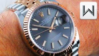oyster perpetual datejust 36 rose gold