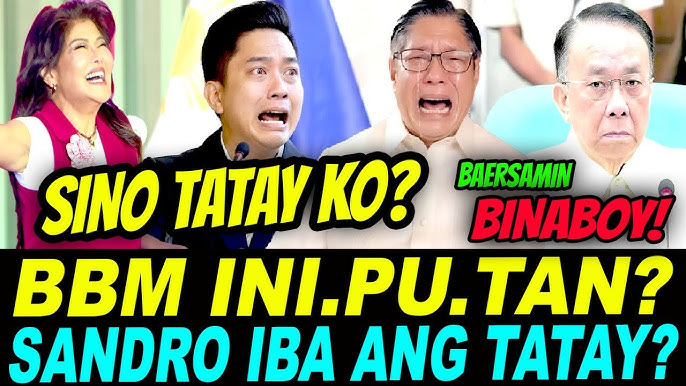 BINULGAR NI IMEE MARCOS SANDRO HINDI ANAK NI BBM?! TRAY,DOR KA BBM NILAGLAG  MO SI BERSAMIN?