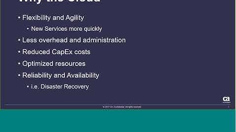 CA Workload Automation in the Cloud – Breaking Down Barriers