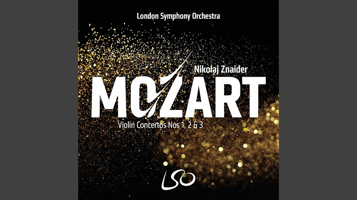 Violin Concerto No. 1 in B-Flat Major, K. 207: II. Adagio
